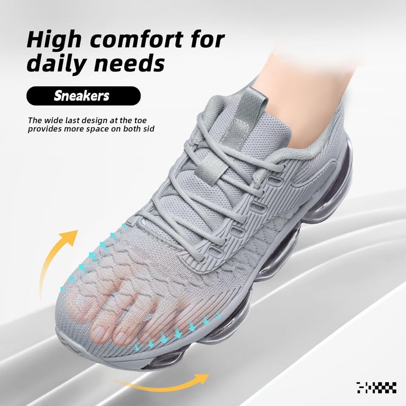 Kapsen Womens Walking Running Shoes Air Cushion Breathable Fashion Tennis Sneakers Mesh Workout Casual Athletic Sports Gym - Image 4