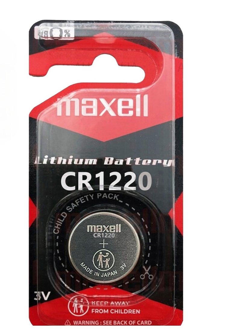 ماكسل 1-Piece Maxell CR1220 Lithium 3V Japan Battery - Image 1