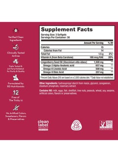 HUM Arctic Repair - Clear Skin Supplement with Vitamins A & E, Omegas 3, 6 & 9, and Lingonberry Seed Oil to Help Reduce Appearance of Wrinkles, Rejuvenate & Hydrate Skin (90-Count)  - Image 2