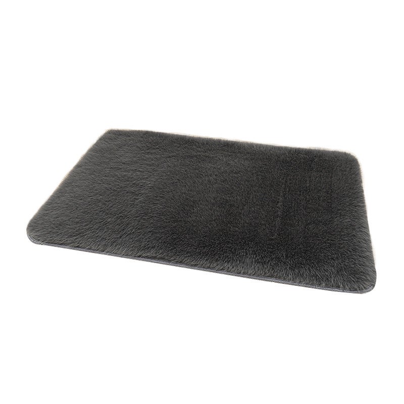 Modern Minimalist Faux Fox Fur Rug - Soft Machine Washable Carpet for Living Room, Bedroom, Sofa Area, Easy Care