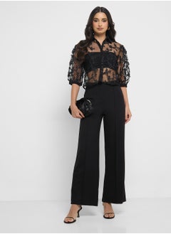 ELLA Sheer Button Down Shirt  - Image 4