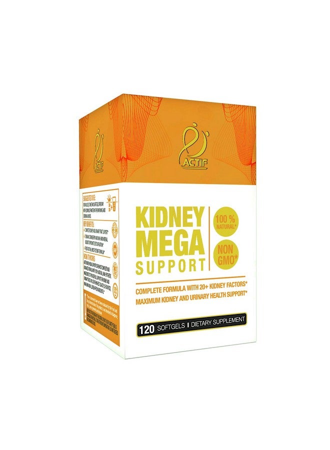 ACTIF دعم الكلى المذهل من أكتيف مع 10+ عوامل متقدمة، يعزز وظيفة الكلى الصحية، تنظيف الكلى، غير معدّل وراثيًا، سريع المفعول، مصنوع في الولايات المتحدة، 120 حبة - Image 3