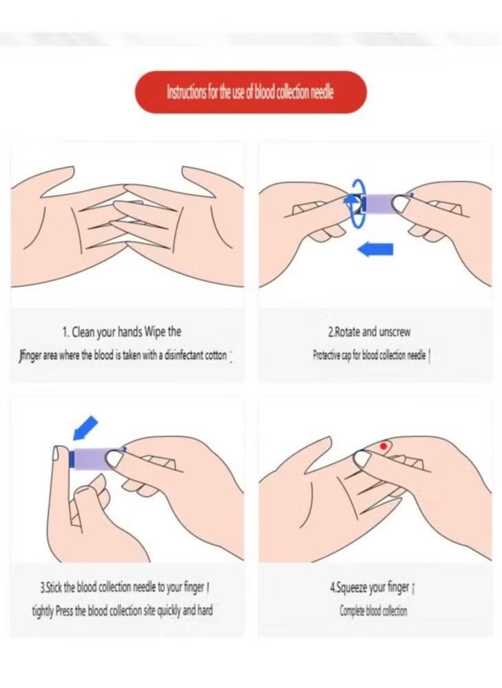 All ALL HIV2/1 test kit AIDS test kit AIDS blood test AIDS syphilis * 2 kits  - Image 2