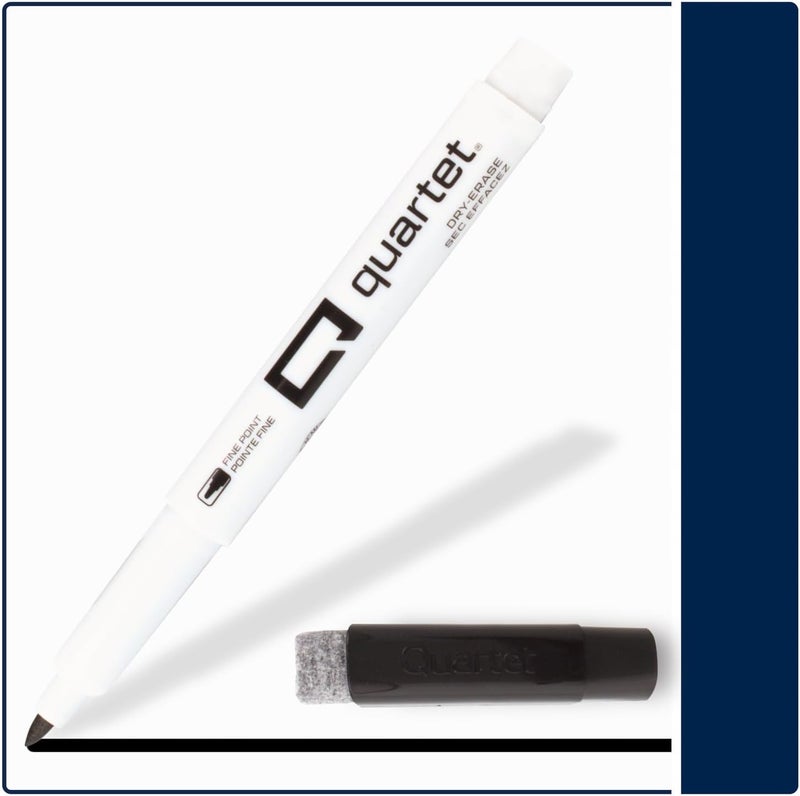 Quartet Dry Erase Markers Fine Tip White Board Dry Erase Markers Office Essentials Black 36 Pack Q120Z01R - Image 3
