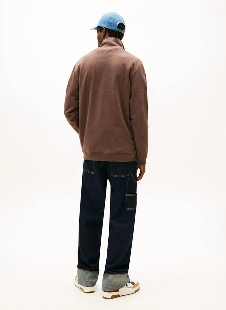 تومي جينز سويت شيرت بشعار عادي