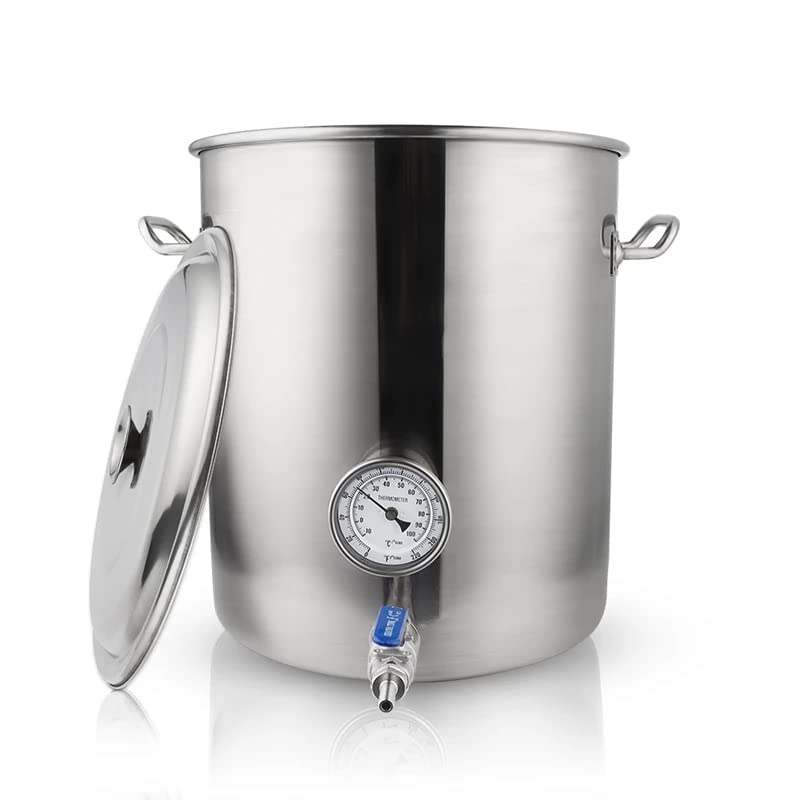 MyBrewery 270L Kombucha Brewing Kettle with Ball valve and weldless Bimetal thermometer by MyBrewery  - Image 2