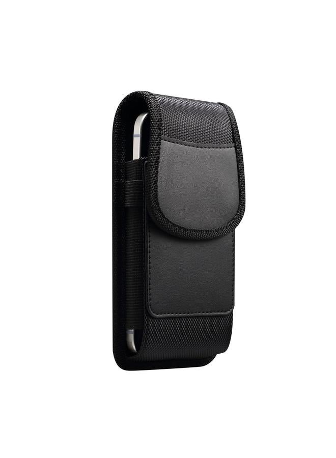 جرين تايجر جراب هاتف من قماش أكسفورد بإبزيم مغناطيسي مقاس 6.7-6.9 بوصة مع فتحة للبطاقة، يُثبت على الخصر - Image 1