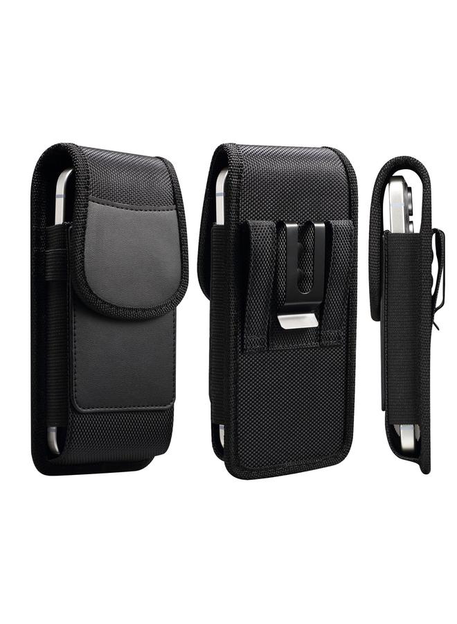 جرين تايجر جراب هاتف من قماش أكسفورد بإبزيم مغناطيسي مقاس 6.7-6.9 بوصة مع فتحة للبطاقة، يُثبت على الخصر - Image 2