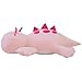 Crillop 4LB Cute Weighted Stuffed Animals Plush 24 inch Soft Weighted Dinosaur Plush Toy Pillow for Adults and Children Pink Dinosaur - Image 2