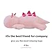 Crillop 4LB Cute Weighted Stuffed Animals Plush 24 inch Soft Weighted Dinosaur Plush Toy Pillow for Adults and Children Pink Dinosaur - Image 4