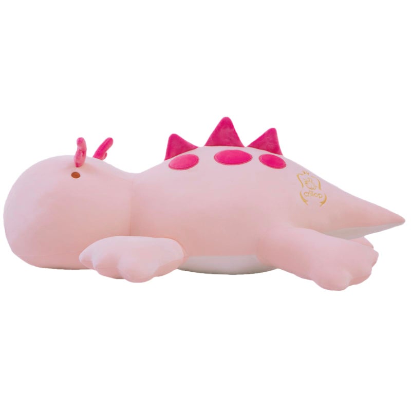 Crillop 4LB Cute Weighted Stuffed Animals Plush 24 inch Soft Weighted Dinosaur Plush Toy Pillow for Adults and Children Pink Dinosaur - Image 3