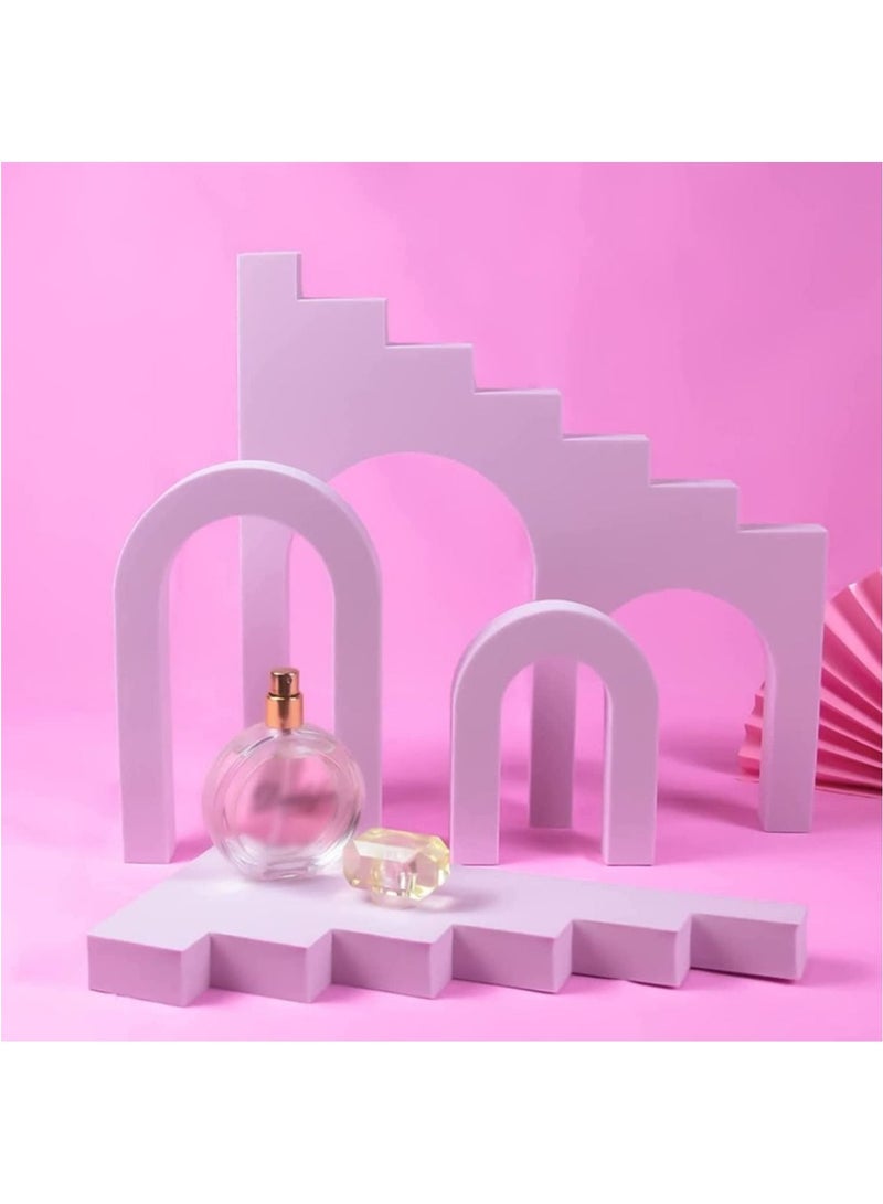 Combination Photography Background Props Geometric Cube Photoshoot Set Stereo Hard Foam Decorative Backdrop Posing Ornaments for Lipstick Jewelry Perfume Makeup Tools  - Image 4