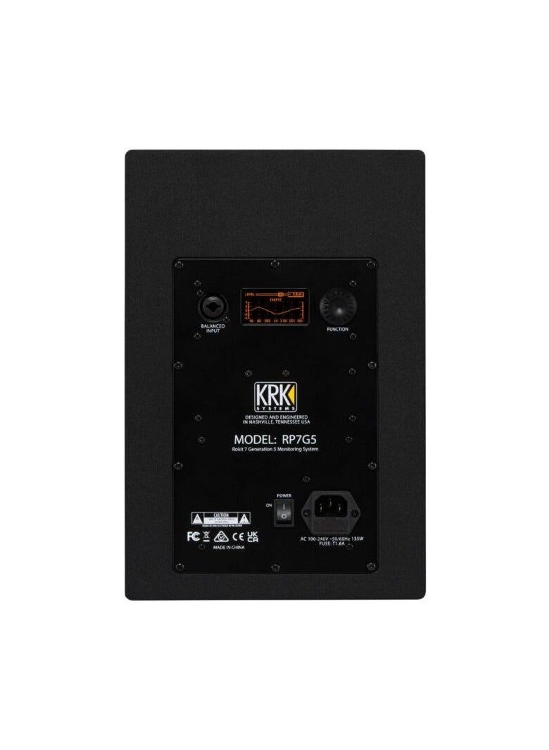 KRK KRK ROKIT 7 5th Generation - 7" Powered Studio Monitor - Black - Image 3