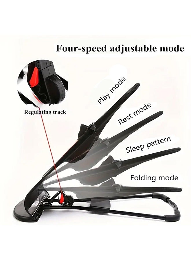 Bouncer Seat for Babies 0-12 Months, Baby Bouncer forBreathable and Comfortable Cushion, Three HeightAdjustments, Baby Rocker Portable Folding andDetachable - Image 5