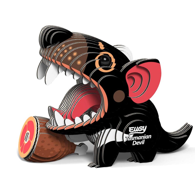 Eugy Tasmanian Devil 3D Puzzle  36 Piece Eco-Friendly Educational Toy Puzzles for Boys  Girls & Kids Ages 6+ - Image 1