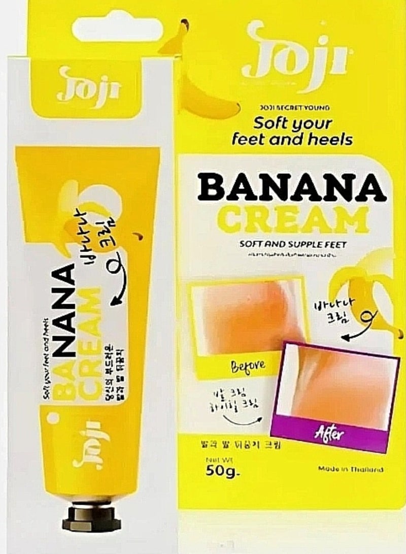 جوجي لتنعيم قدميك وكعبيك بالموز واليوريا - Image 1