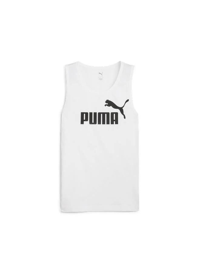 Puma puma white Essentials No. 1 Logo Tank for Men | Best Price UAE