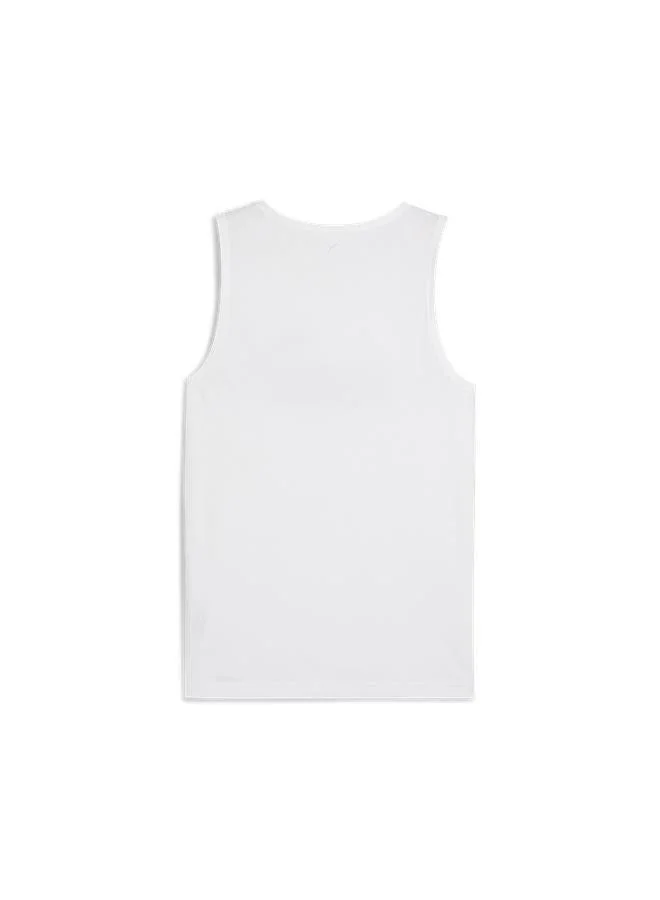 Puma puma white Essentials No. 1 Logo Tank for Men | Best Price UAE