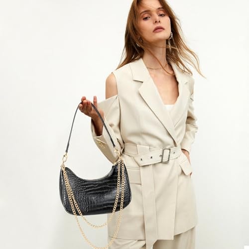 KKXIU Shoulder Bag for Women Cute Hobo Purses and Handbags Retro Clutch Underarm Purse - Image 3