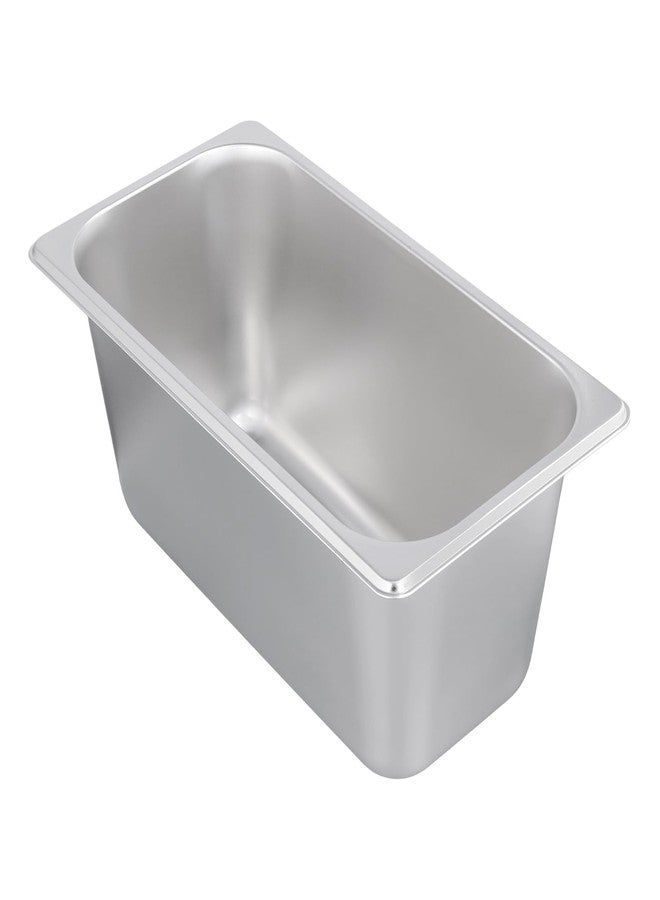 مجموعة من 4 صواني سينجون مضادة للانحشار، مقاس 1/3، صينية طهي بالبخار بعمق 6 بوصات مع غطاء، صينية معدنية لتخزين الطعام للمنزل والمطاعم والبوفيهات - Image 4