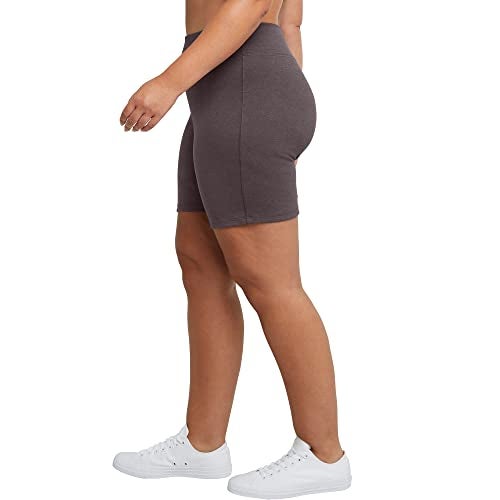 Hanes Just My Size Women's Plus-Size Stretch Jersey Bike Shorts - Image 3