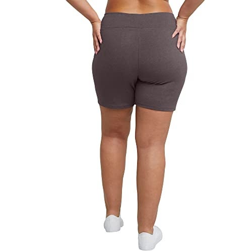 Hanes Just My Size Women's Plus-Size Stretch Jersey Bike Shorts - Image 2