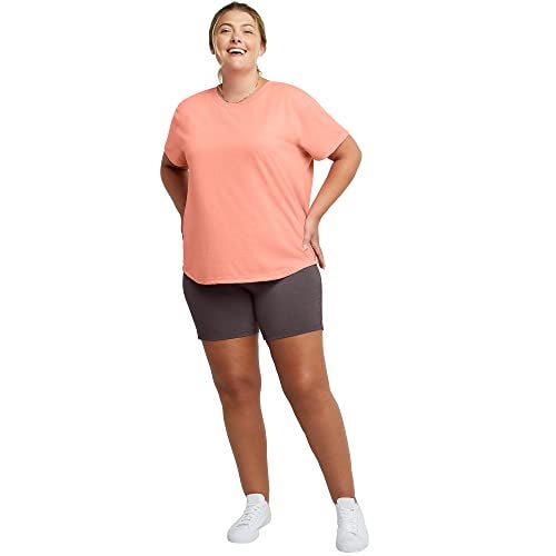 Hanes Just My Size Women's Plus-Size Stretch Jersey Bike Shorts - Image 5