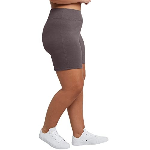 Hanes Just My Size Women's Plus-Size Stretch Jersey Bike Shorts - Image 4