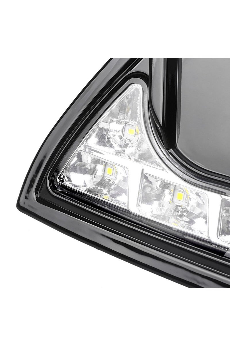 إيروريكس مصابيح تشغيل نهارية (DRL) لسيارة فورد فوكس 3 MK3 موديلات 2012 و2013 و2014، مصابيح LED للتشغيل النهاري 12 فولت، مصابيح ضباب... - Image 4