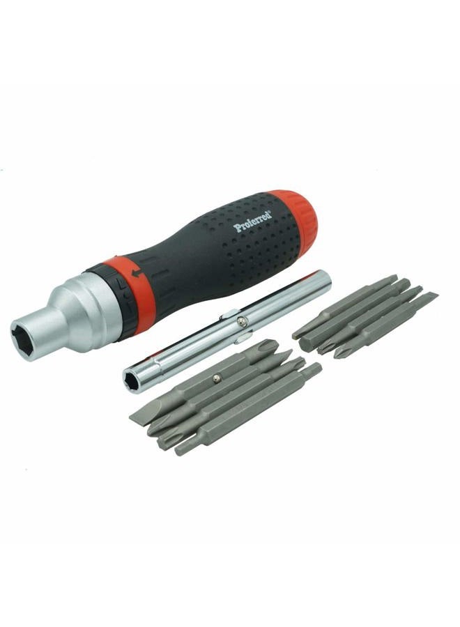 Proferred T29004 Interchangeable Bit Screwdriver Sets, Ratcheting 19 Piece, All in One. - Image 1