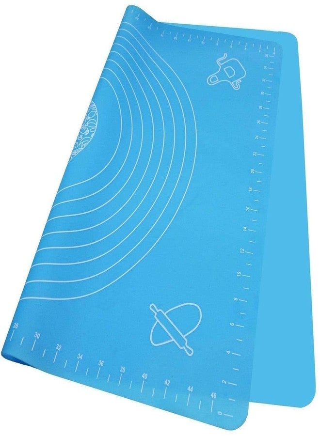 Damkint Silicon Fondant Baking Mat Chapati Atta Kneading Mat Non-Stick Fondant Rolling Mat Stretchable for Kitchen Roti Chapati Cake - Image 2