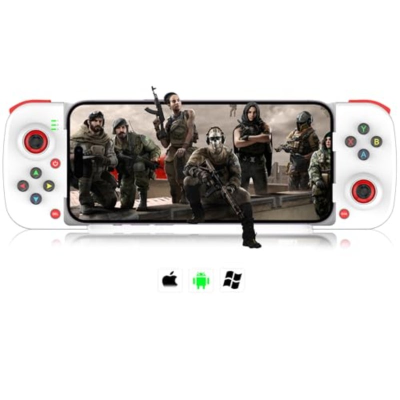 Mobile Game Controller for iOS iPhone 14/13/12/11/X, iPad, MacBook, Android Samsung, TCL, Tablet, PC, Steam Deck, Wireless Gamepad Joystick for Call of Duty, Apex, with Macro Programming - Image 1