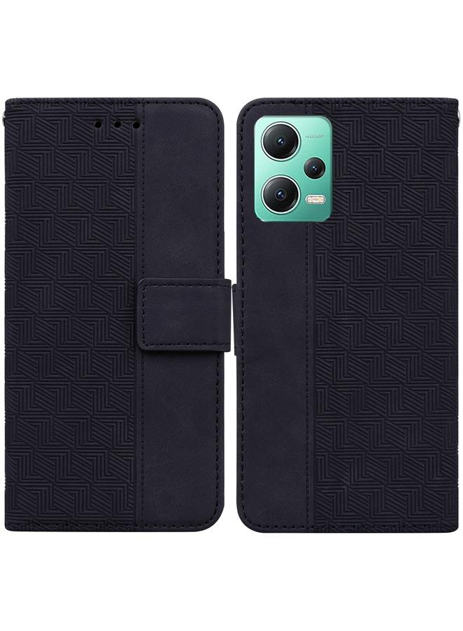 إيروريكس جراب لهاتف Xiaomi Redmi Note 12 5G جراب هاتف جلدي منقوش هندسيًا - Image 1