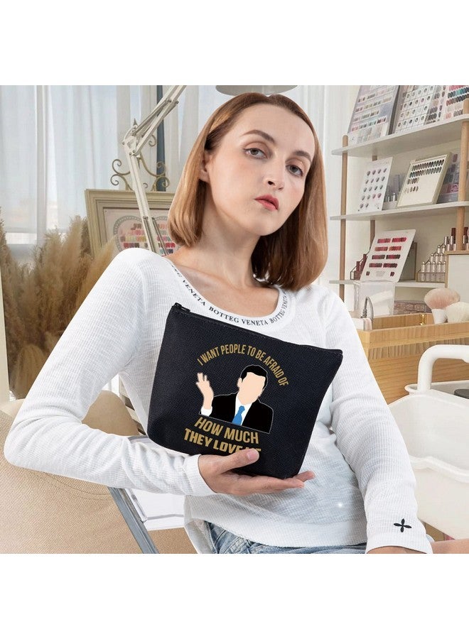 ليفلو حقيبة مكياج مايكل سكوت هدية لمحبي المكتب أريد أن يخاف الناس من مدى حبهم للمنتج الأسود - Image 4