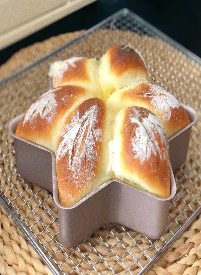 BSDLZCH Mini Star-Shaped Cake Pan, Non-stick Star-shaped Baking Pan Durable Cake Mold for Baking Cakes Brownies Baking Mold Oven and Mircowave Safe - Image 1