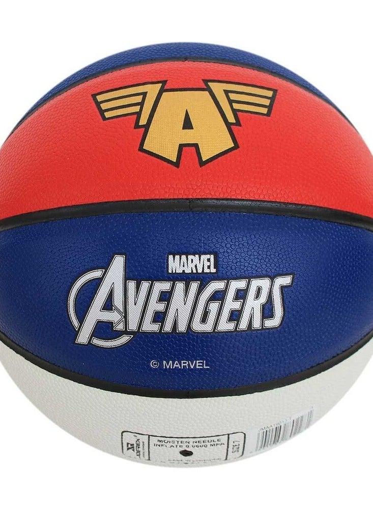 جوريكس كرة السلة، كرة سلة عالية الجودة لجميع الملاعب، كرة سلة شكل مارفل الافنجرز, مقاس 25 × 25 × 25 سم للعب في الأماكن المغلقة أو الهواء الطلق للمسابقات اللعب الترفيهي للأولاد والبنات والبالغين والأطفال - Image 1