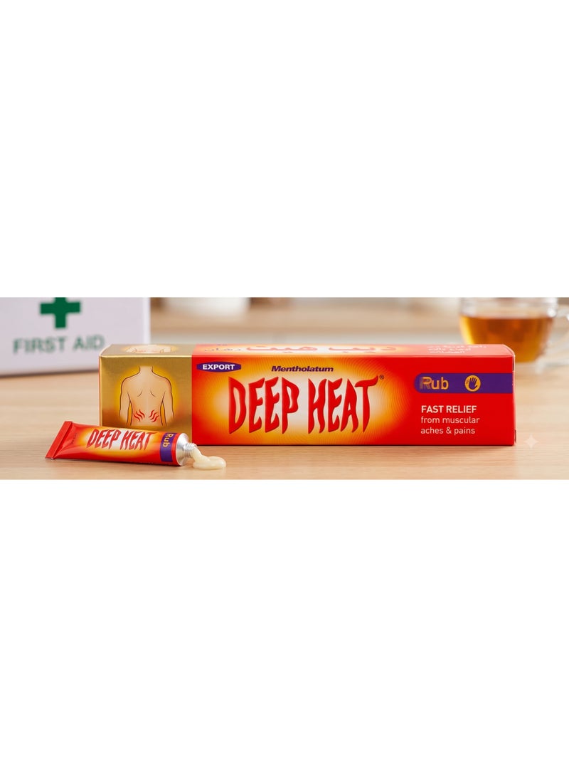 Deep Heat Rub for Fast Relief from Muscular Aches & Pains - 35g (2 pieces) - Image 2
