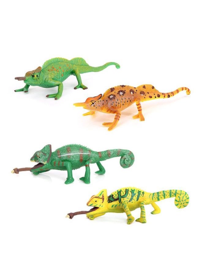 Generic - Simulation Reptile Lizard Model Umbrella Lizard Maned Lion Lizard Chameleon Palace Guard Horn Lizard Children's Cognitive Toy Ornaments-Color:127-2873 Flathead Rock Lizard - Image 1