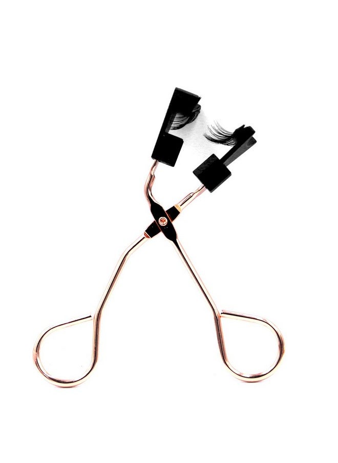 Davocy - Magnetic Eyelashes Applicator Tool 8D Quantum Magnetic Eyelashes Partner Gluefree Magnetic Eyelash Clip Easily Apply Magnetic Eyelash Curler Gold - Image 1