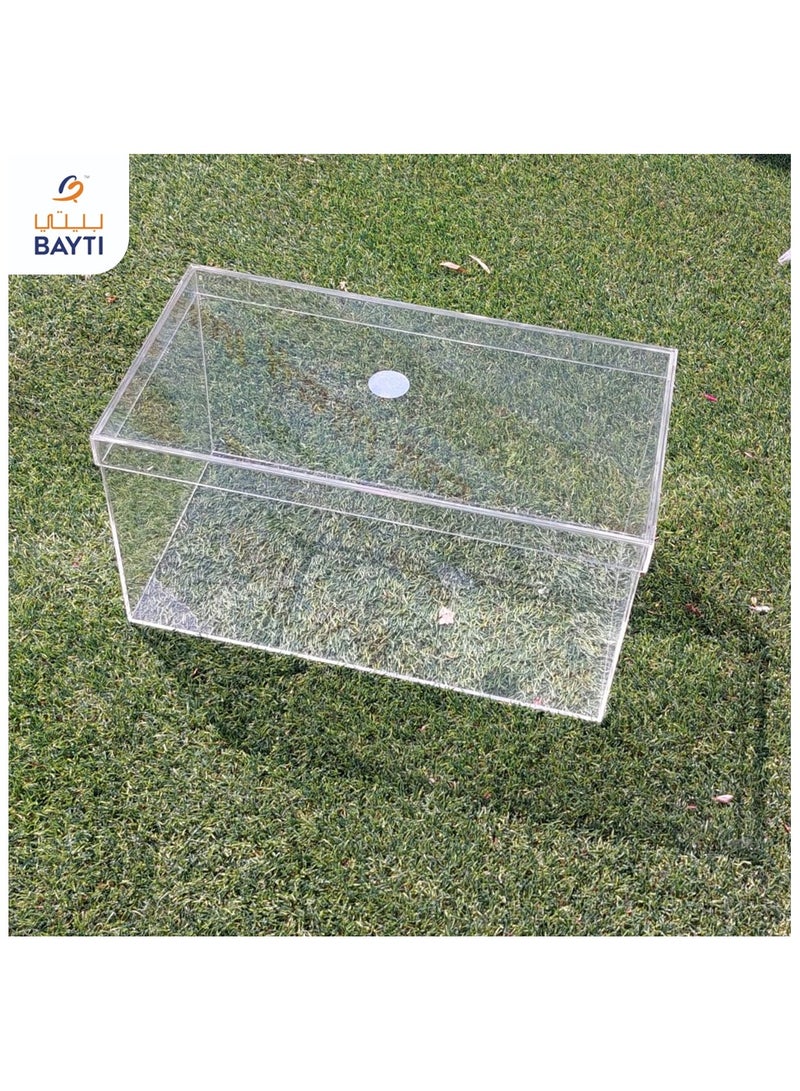 Bayti H.H. Apple Clear Acrylic Box with Cover Small 