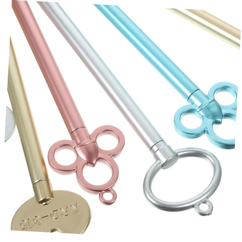 Vintage Key Shaped Gel Pens 12 Pack Smooth Writing Office School Student Gift - Image 4