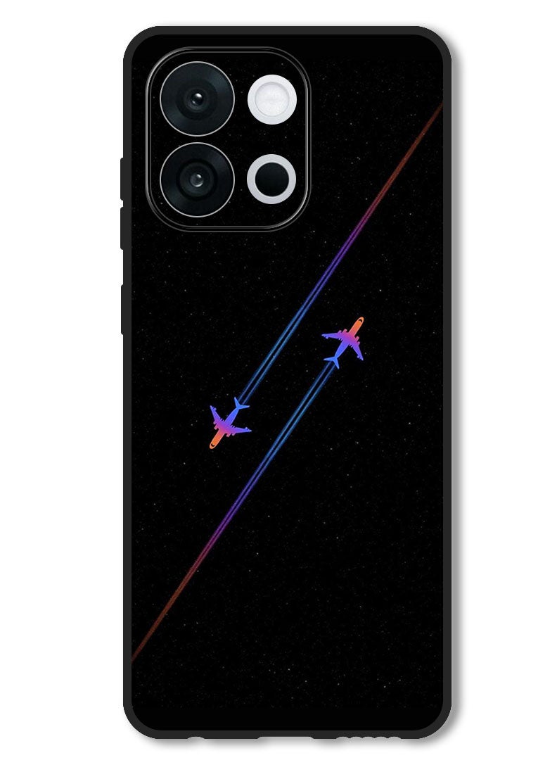 Theodor Case Compatible with OnePlus 13s 6.32 Inch Protection Shockproof Bumper Cover Airplanes - Image 1