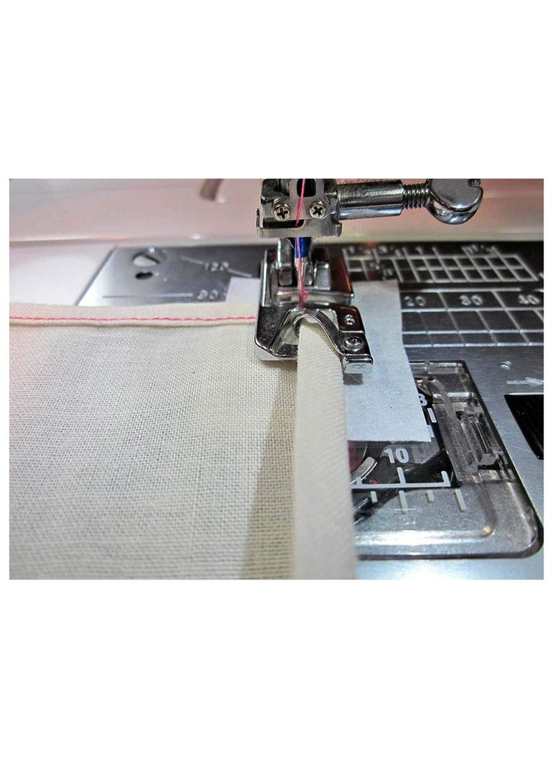 3 Sizes Rolled Hem Foot 3 mm 4 mm 6 mm Hemmer Foot Hemming Foot Kit Sewing Feet Kit Rolled Hem Presser Foot Sewing Machine Foot Suitable for Household Multi-Function Sewing Machines - Image 4