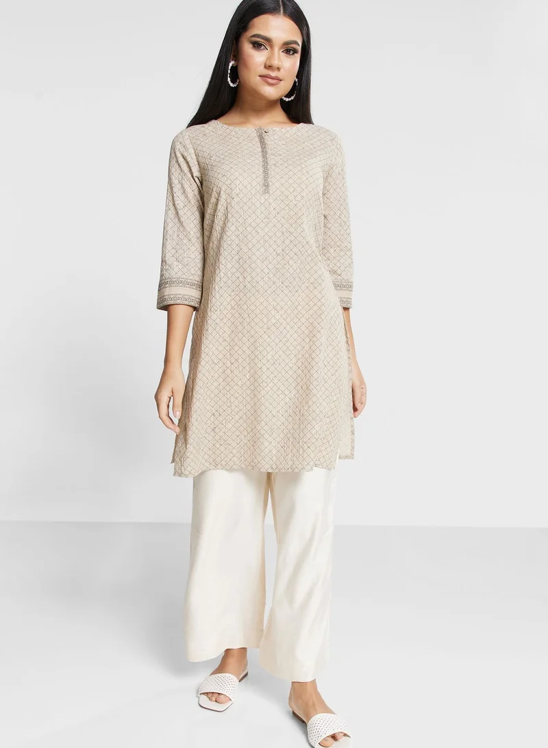 Fabindia Flared Sleeve Kurti