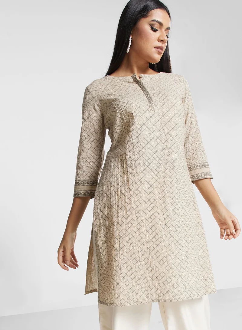 Fabindia Flared Sleeve Kurti