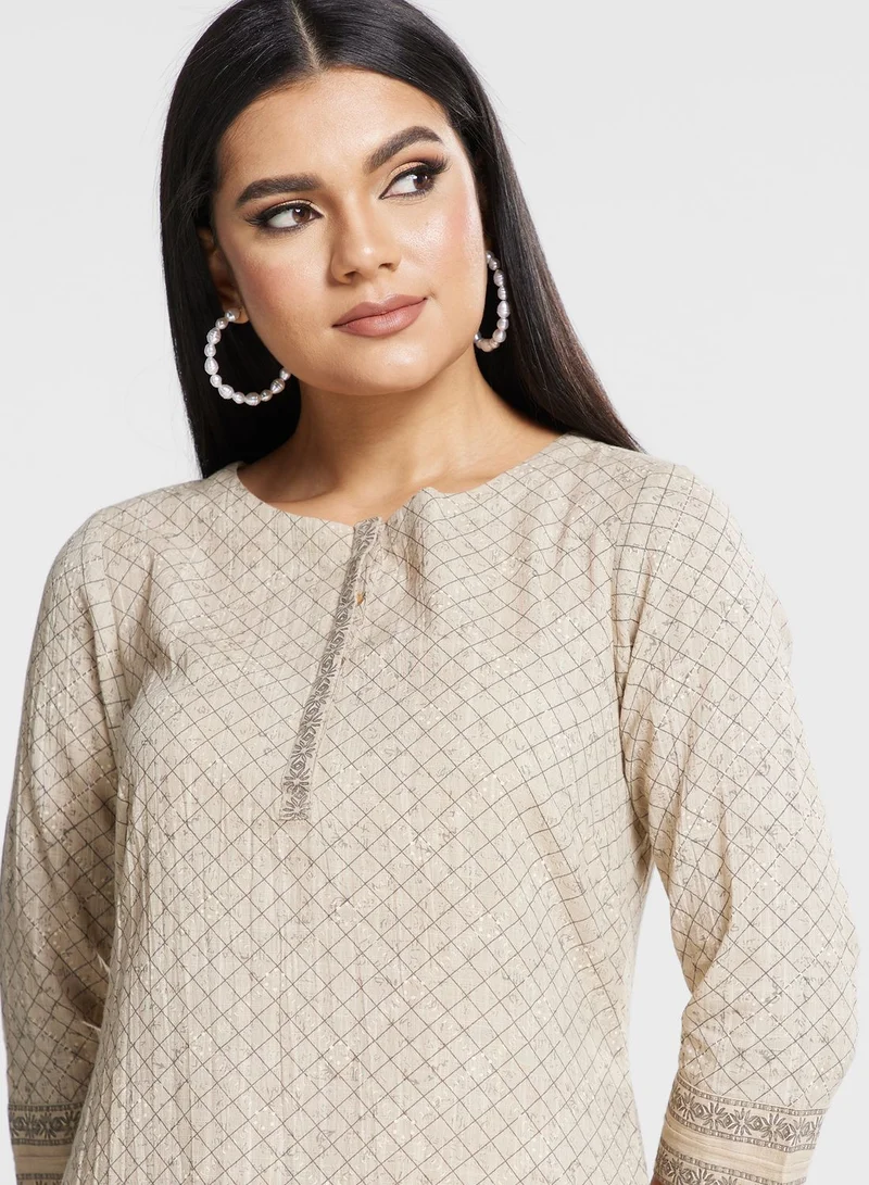 Fabindia Flared Sleeve Kurti