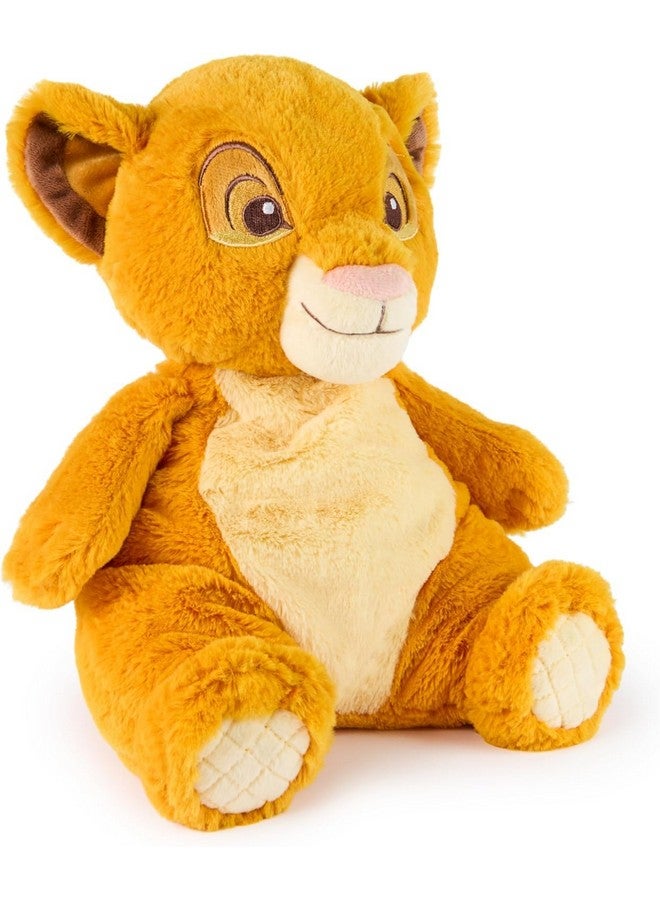 GUND دببة غوند الرسمية من ديزني سيمبا، دمية ناعمة جداً، ملك الأسد، حيوان محشو للأطفال والرضع، أصفر، 12.5 إنش - Image 4