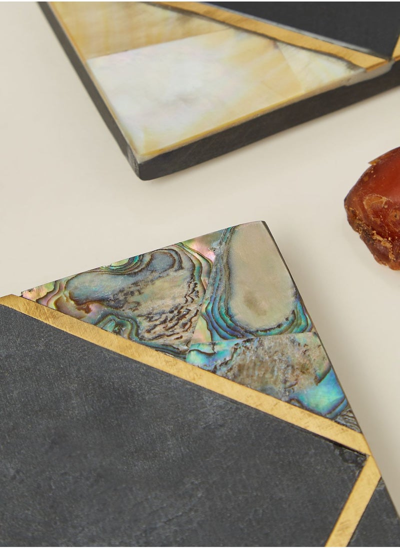 Premier - Oriana Slate Set Of 4 Square Coasters - Image 1