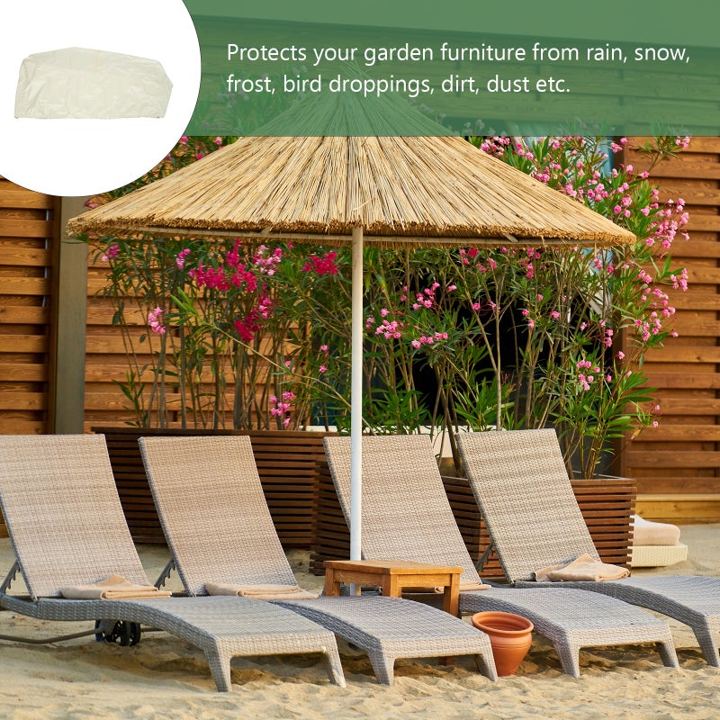 1pc Garden Balcony Deck Chair Shed Polyester Cover - Image 2