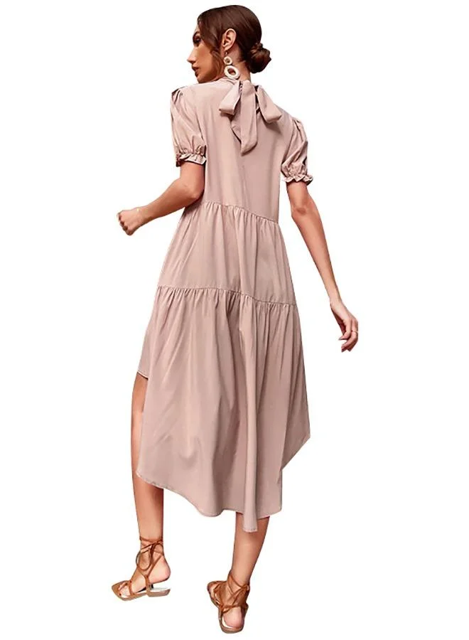YUNIQEE Tiered High-Low Dress